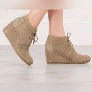 TOMS Women's Kala Desert Wedge Bootie